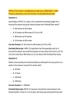 NFPA &vert; EXAM BUNDLE COMPLETE - Questions&comma; Correct Answers & Detailed Rationales 