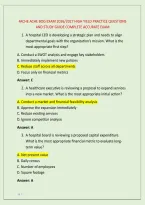 Fache Ache Bog Exam 2026&sol;2027 High Yield Practice Questions  &NewLine;And Study Guide Complete Accurate Exam 