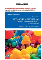Test Bank &colon;  Developing Multicultural Counseling Competence A Systems Approach&comma; 4th Edition by Danica G&period; Hays&comma; Bradley T&period; Erford &vert; ISBN&colon; 9780137474226 &vert; All Chapters 