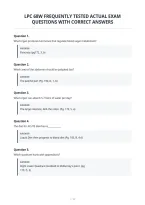 Lpc 68W Frequently Tested Actual Exam&NewLine;Questions With Correct Answers&NewLine;