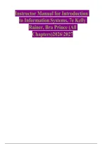  Introduction to Information Systems 7th Edition Instructor Manual 2026&sol;2027