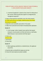 Resna Atp Exam &sol; Actual 2026&sol;2027 Resna Atp Exam Testbank & &NewLine;A  New Updated Study Guide Complete  