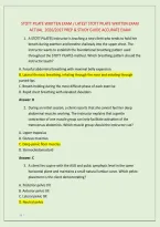 Stott Pilate Written Exam &sol; Latest Stott Pilate Written Exam &NewLine;Actual  2026&sol;2027 Prep & Study Guide Accurate Exam
