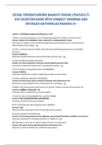Exam&colon; Understanding Markov Chains &lpar;Privault&rpar;  &NewLine;250-Question Bank with correct answers and &NewLine;detailed rationales graded A&plus; 