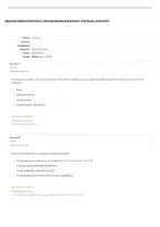 American Sentinel N582 Quiz 6 &vert; Nursing Questions & Answers &vert; FNP Exam &vert; 2026&sol;2027