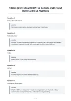 Nrcme &lpar;Dot&rpar; Exam Updated Actual Questions&NewLine;With Correct Answer