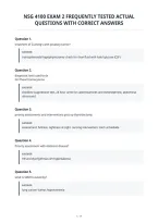 Nsg 4100 Exam 2 Frequently Tested Actual&NewLine;Questions With Correct Answers