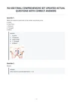 Nu 650 Final Comprehensive Set Updated Actual&NewLine;Questions With Correct Answers