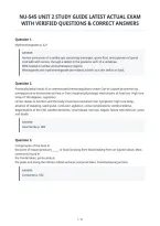 Nu-545 Unit 2 Study Guide Latest Actual Exam&NewLine;With Verified Questions & Correct Answers