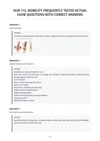 Nur 113&comma; Mobility Frequently Tested Actual&NewLine;Exam Questions With Correct Answers