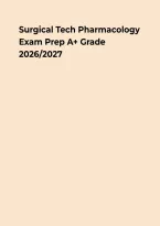 Surgical Tech Pharmacology &ndash; Study Guide&comma; Practice Questions & Exam Review&NewLine;&NewLine;