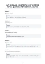 Nur 160 Exam 2&comma; Hondros Frequently Tested&NewLine;Actual Questions With Correct Answer