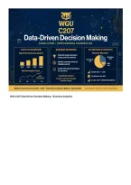 WGU C207 Data-Driven Decision Making LATEST EDITION 2026&sol;2027 &vert; Western Governors University &vert; Complete Questions & Verified Answers &vert; 250 Real Exam Questions &vert; Data-Driven Decision Making Descriptive Predictive Prescriptive Analytics Mean Median Mode Sta