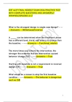 Edf 6437 Final Newest Exam 2026 Practice Test&NewLine;With Complete Questions And Answers&sol;&sol; &NewLine;Verified&sol;&sol;Graded A&plus;&sol;&sol;
