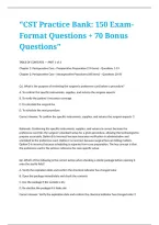 Certified Surgical Technologist &lpar;CST&rpar; Certification Exam Preparation Practice Bank Featuring 150 Exam-Format Questions Plus 70 Bonus Questions Covering Surgical Procedures&comma; Anatomy&comma; Instrumentation&comma; Sterile Techniques&comma; Patient Care&comma; and Operating Room Saf