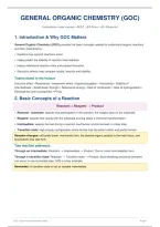 General Organic Chemistry &lpar;GOC&rpar; &ndash; Premium Handwritten Study Notes 