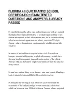 Florida&lowbar;4&lowbar;Hour&lowbar;Traffic&lowbar;School&lowbar;Certification&lowbar;Exam&lowbar;2026&lowbar;Tested&lowbar;Questions&period;pdf