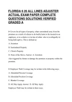Florida&lowbar;6&lowbar;20&lowbar;All&lowbar;Lines&lowbar;Adjuster&lowbar;Actual&lowbar;Exam&lowbar;Paper&lowbar;2026&lowbar;Complete&period;pdf