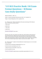 CCI RCS Practice Bank Featuring 150 Exam-Format Questions and 30 Bonus Case-Study Questions with Answers and Detailed Rationales Covering Cardiac Anatomy&comma; Echocardiographic Imaging&comma; Doppler Techniques&comma; Hemodynamic Assessment&comma; Cardiovascular Disorders&comma; and