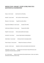 Bio201 Exam 1 2026&sol;2027 &vert; Study Guide&comma; Practice Questions & Exam Review