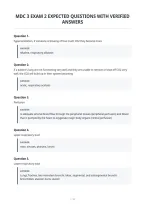 Mdc 3 Exam 2 Expected Questions With Verified&NewLine;Answers&NewLine;