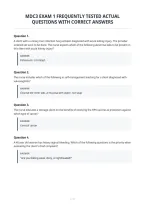 Mdc3 Exam 1 Frequently Tested Actual&NewLine;Questions With Correct Answers&NewLine;