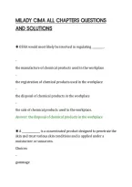 Milady Cima All Chapters Questions&NewLine;And Solutions