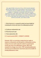 Nsg 6440 Week 9 Exam Actual Test Bank 2026&sol;2027 High Yield Practice Questions And Study Guide Accurate Exam Complete Real Questions And Correct Verified Answers With Detailed Rationales &lpar;100&percnt; Reliable Solutions&rpar; Currently Updated Version 2026 Edition &vert; Gu
