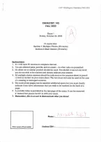 CHY 142 Exam 1A with Accurate Questions and Answers &lpar;Verified Answers&rpar; &vert; Already Graded A&plus; &vert; Latest &lpar;2026&sol;2027&rpar; Updated Version &lbrace;JUST RELEASED&rcub;