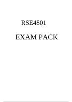 Rse4801 Exam Pack