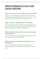 Mendix Intermediate Actual Paper&NewLine;Solved Questions&NewLine;