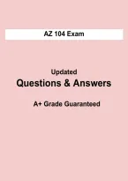 AZ-104 Microsoft Azure Administrator Exam Prep &vert; Practice Test &vert; Grade A&plus; &vert; 2026&sol;2027