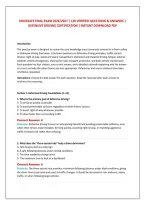 Drivesafe Final Exam 2026&sol;2027 &vert; 120 Verified Questions & Answers &vert; &NewLine;Defensive Driving Certification &vert; Instant Download Pdf
