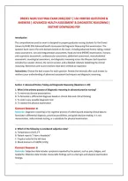 Drexel Nurs 550 Final Exam 2026&sol;2027 &vert; 150 Verified Questions & &NewLine;Answers &vert; Advanced Health Assessment & Diagnostic Reasoning &vert; &NewLine;Instant Download Pdf