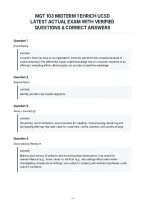 Mgt 103 Midterm 1 Ehrich Ucsd&NewLine;Latest Actual Exam With Verified&NewLine;Questions & Correct Answers&NewLine;