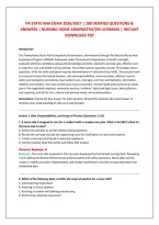 Pa State Nha Exam 2026&sol;2027 &vert; 200 Verified Questions & &NewLine;Answers &vert; Nursing Home Administrator Licensing &vert; Instant &NewLine;Download Pdf