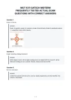 Mgt 6311 Gatech Midterm&NewLine;Frequently Tested Actual Exam&NewLine;Questions With Correct Answers