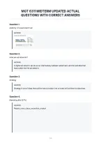 Mgt 6311 Midterm Updated Actual&NewLine;Questions With Correct Answers