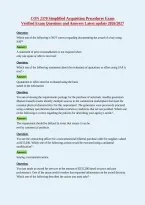 CON 2370 Simplified Acquisition Procedures Exam&NewLine;Verified Exam Questions and Answers Latest update 2026&sol;2027