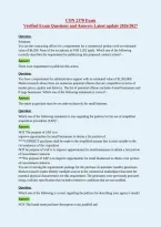CON 2370 Exam&NewLine;Verified Exam Questions and Answers Latest update 2026&sol;2027