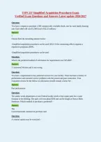 CON 237 Simplified Acquisition Procedures Exam&NewLine;Verified Exam Questions and Answers Latest update 2026&sol;2027