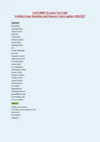 CON 3900V Practice Exam 2&NewLine;Verified Exam Questions and Answers Latest update 2026&sol;2027