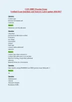CON 3900V Practice Exam 2&NewLine;Verified Exam Questions and Answers Latest update 2026&sol;2027