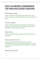 Mktg 396 Midterm Comprehensive&NewLine;Test Paper With Solved Questions