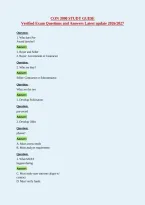 CON 3990 STUDY GUIDE&NewLine;Verified Exam Questions and Answers Latest update 2026&sol;2027