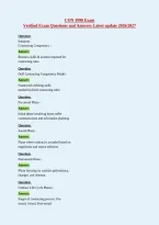 CON 3990 Exam&NewLine;Verified Exam Questions and Answers Latest update 2026&sol;2027