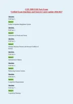 CON 3990 FAR Parts Exam&NewLine;Verified Exam Questions and Answers Latest update 2026&sol;2027