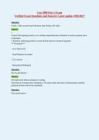 Con 3990 Part 2 Exam&NewLine;Verified Exam Questions and Answers Latest update 2026&sol;2027