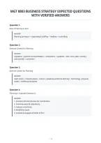 Mgt 8803 Business Strategy Expected Questions&NewLine;With Verified Answers&NewLine;