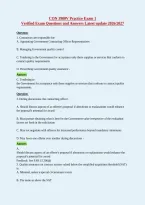 CON 3900V Practice Exam 1&NewLine;Verified Exam Questions and Answers Latest update 2026&sol;2027